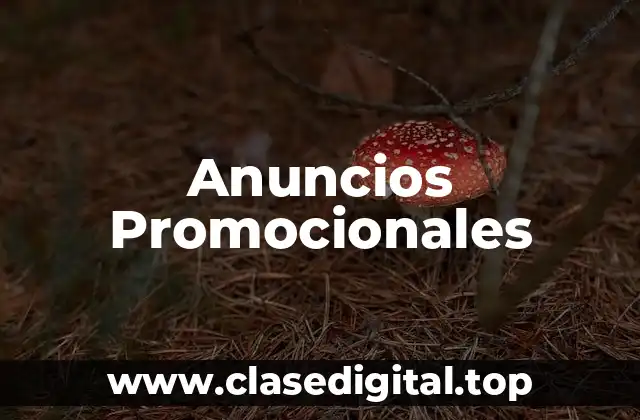 Anuncios Promocionales
