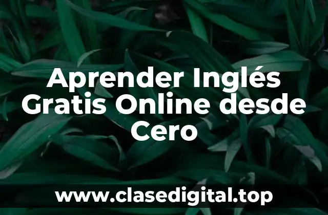 ¿Por qué Aprender Inglés es Importante en la Era Digital?