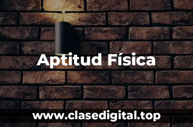 Aptitud Física