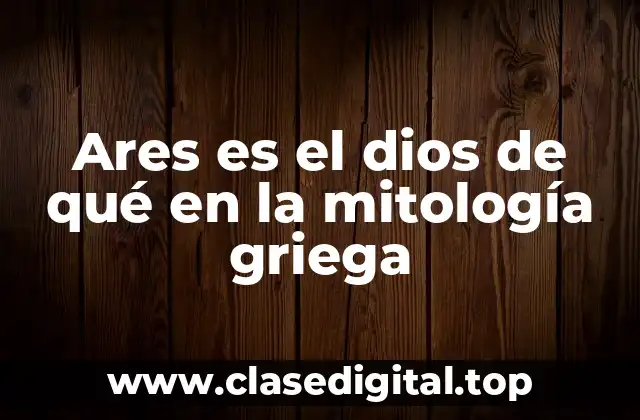 Orígenes y familia de Ares