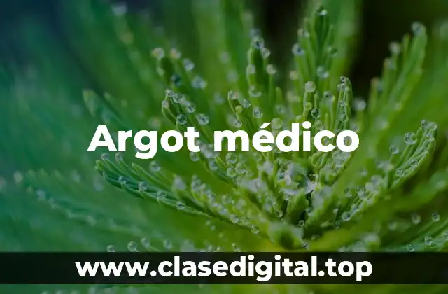 Argot médico