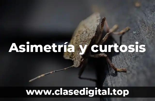 Asimetría y curtosis