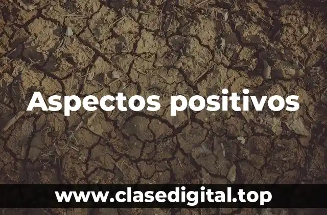 Aspectos positivos
