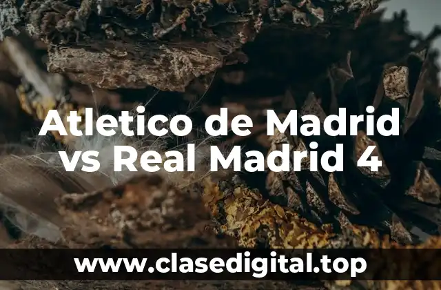 Atletico de Madrid vs Real Madrid 4