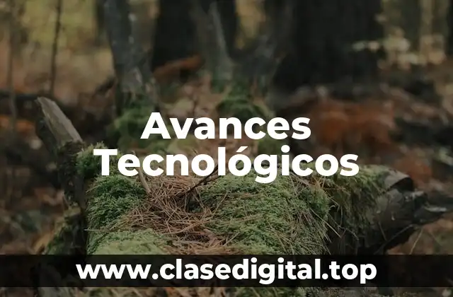 Avances Tecnológicos