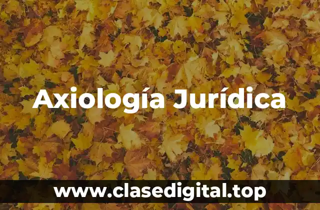 Ejemplos de Axiología Jurídica