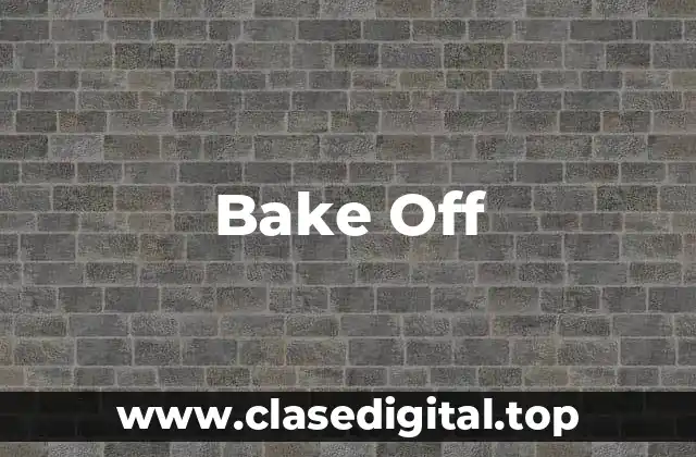 Bake Off