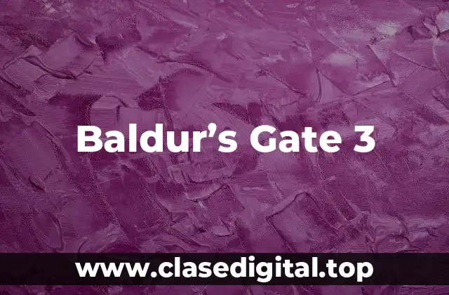 La Historia detrás de Baldur's Gate 3