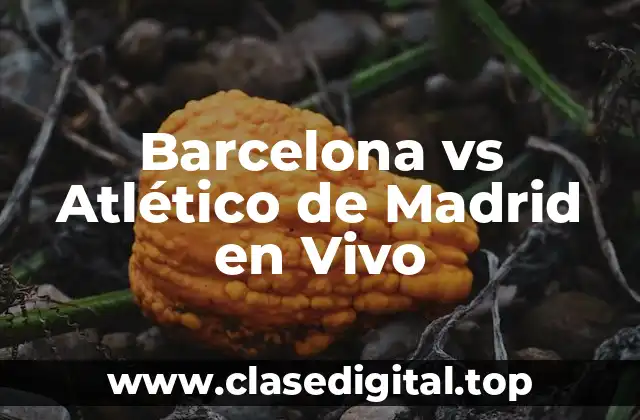 Barcelona vs Atlético de Madrid en Vivo