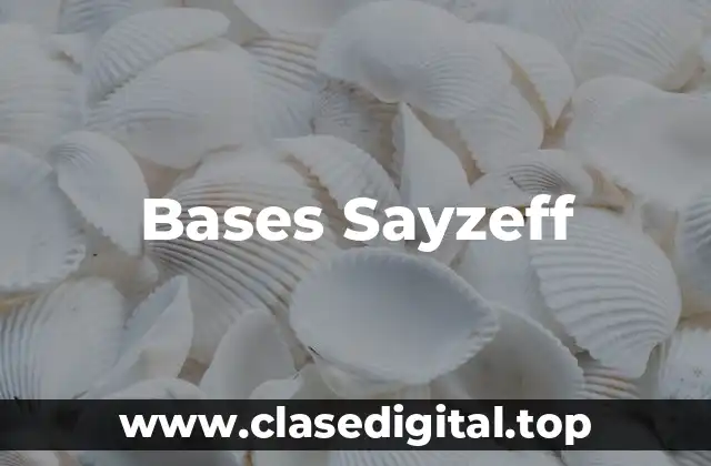Bases Sayzeff