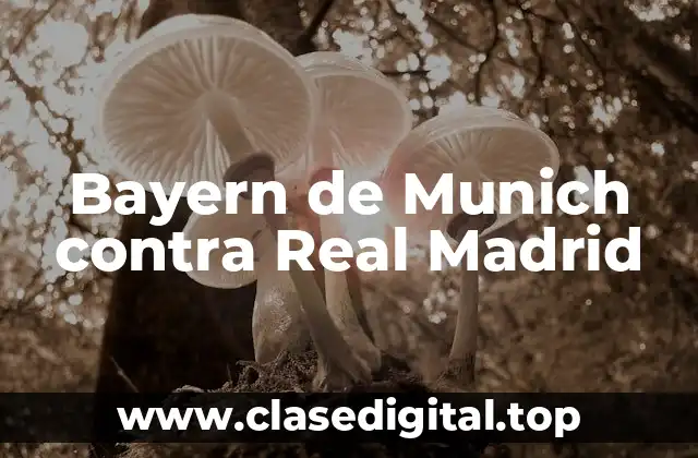 Bayern de Munich contra Real Madrid