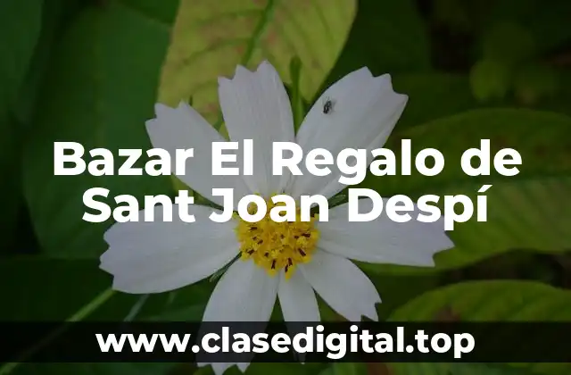 La Historia detrás de Bazar El Regalo de Sant Joan Despí