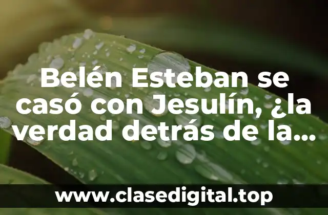 ¿Quién es Belén Esteban?