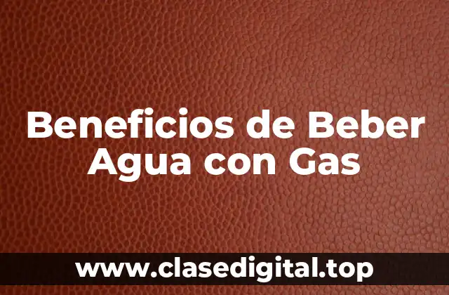¿Qué es el Agua con Gas y Cómo se Produce?