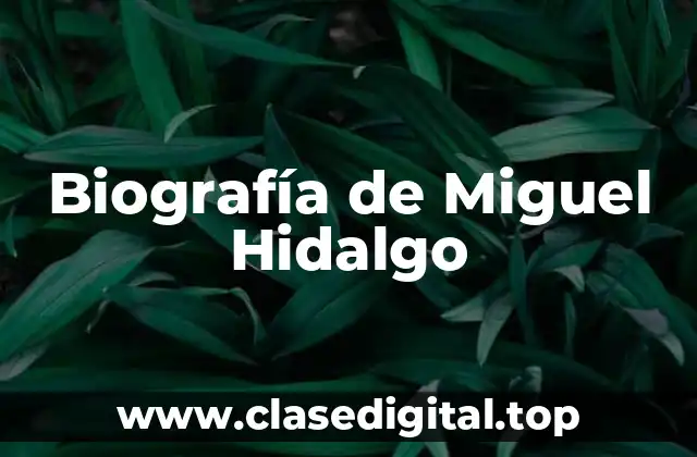 Biografía de Miguel Hidalgo