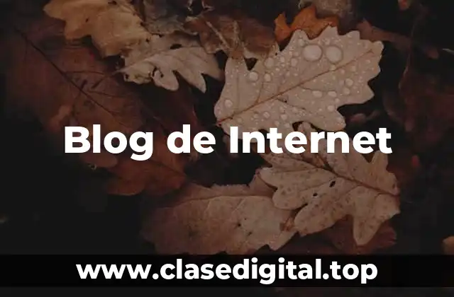Blog de Internet