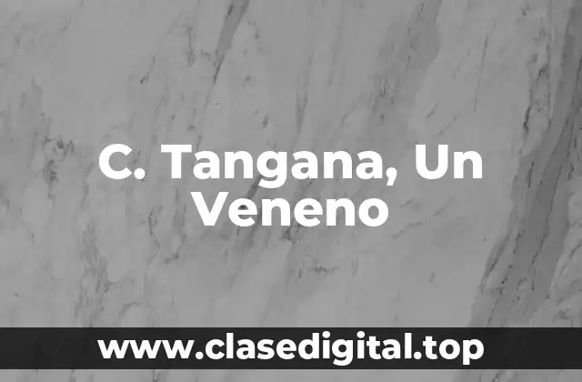 ¿Quién es C. Tangana y cuál es su papel en la música urbana española?