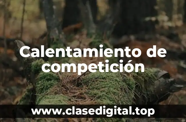 Calentamiento de competición