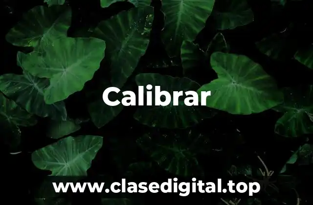 Calibrar