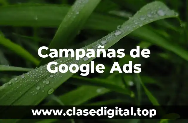 Ejemplos de Campañas de Google Ads