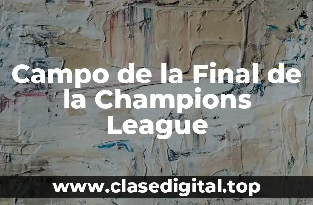 Campo de la Final de la Champions League