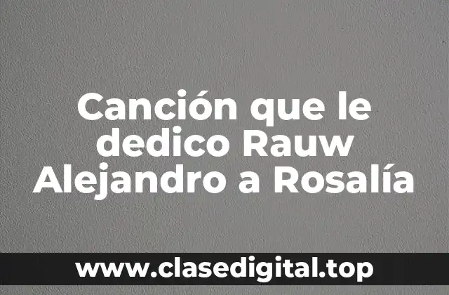 ¿Quién es Rauw Alejandro?