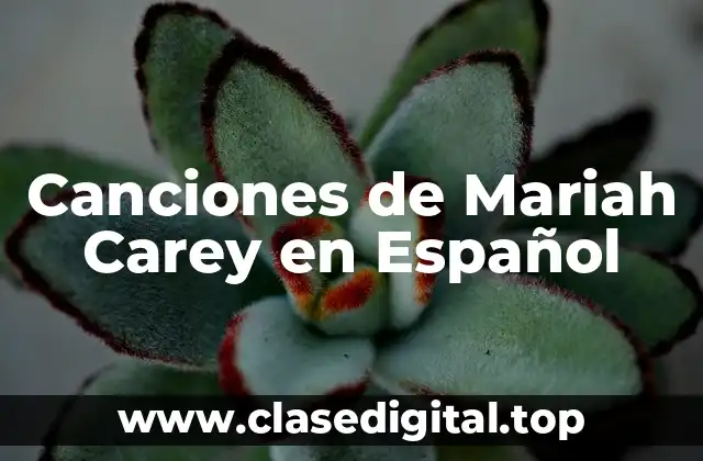 Canciones de Mariah Carey en Español