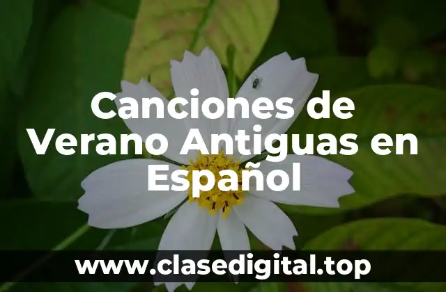 Canciones de Verano Antiguas en Español