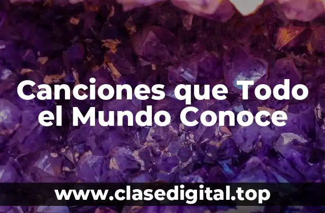 ¿Qué Hace que una Canción sea Universal?