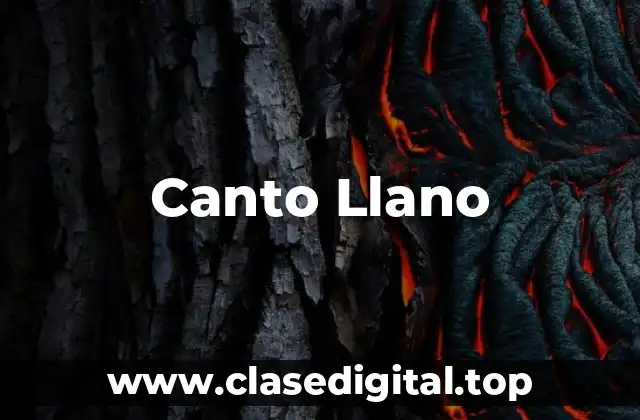 Canto Llano