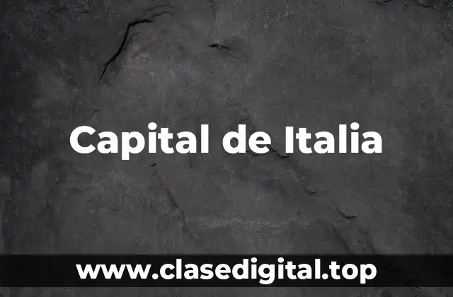 Capital de Italia