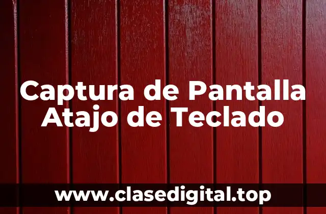 Captura de Pantalla Atajo de Teclado