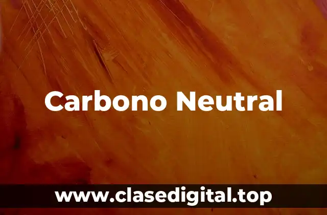 Carbono Neutral