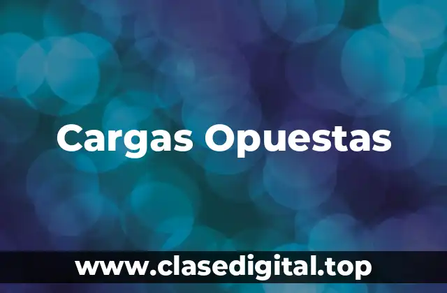Cargas Opuestas