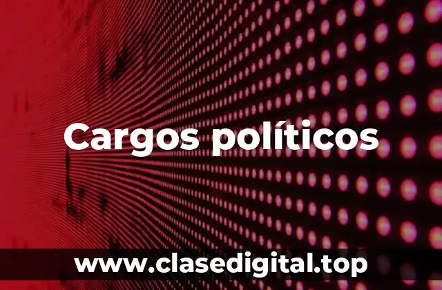 Cargos políticos