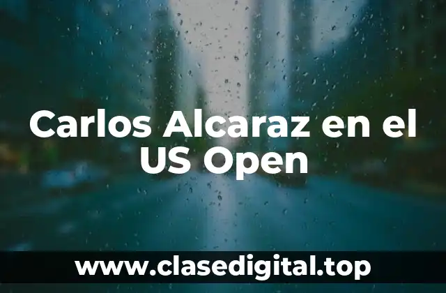 Carlos Alcaraz en el US Open