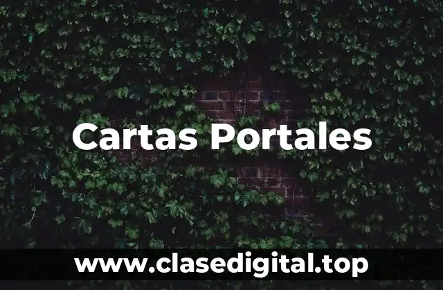 Cartas Portales