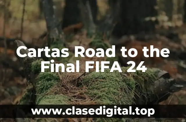 Cartas Road to the Final FIFA 24
