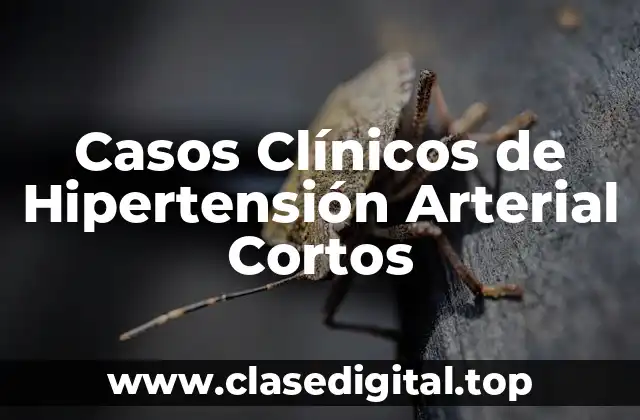 Casos Clínicos de Hipertensión Arterial Cortos