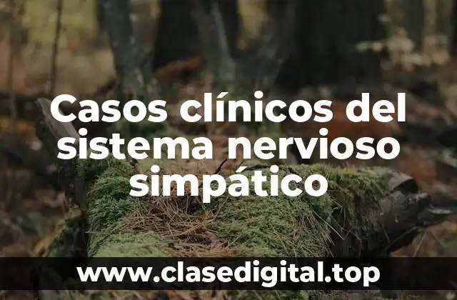 Casos clínicos del sistema nervioso simpático
