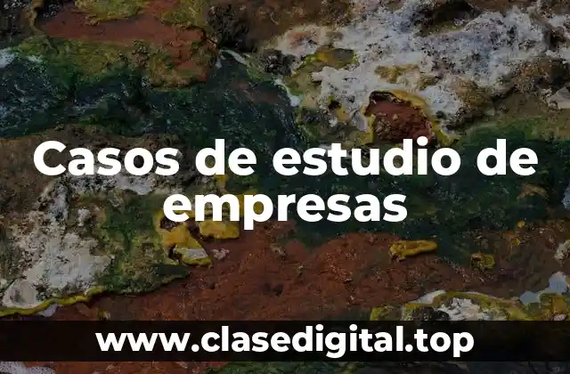 Casos de estudio de empresas