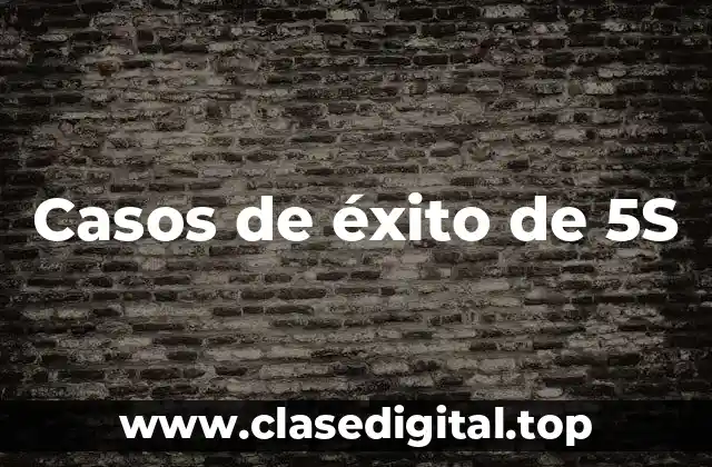 Casos de éxito de 5S