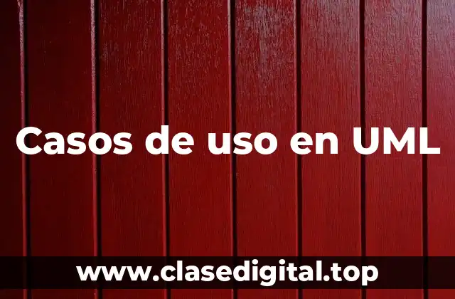 Casos de uso en UML