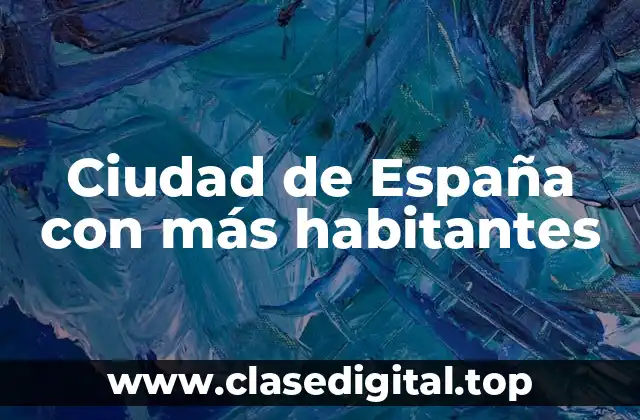 La importancia de la población en España