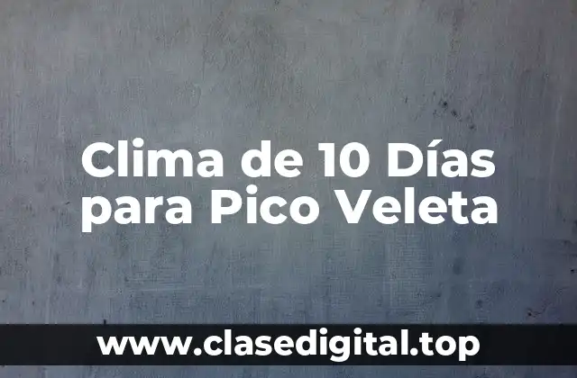 Cómo se Forma el Clima en Pico Veleta