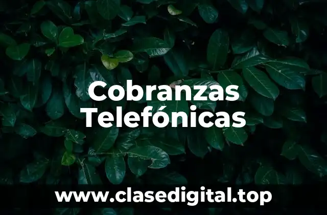 Cobranzas Telefónicas