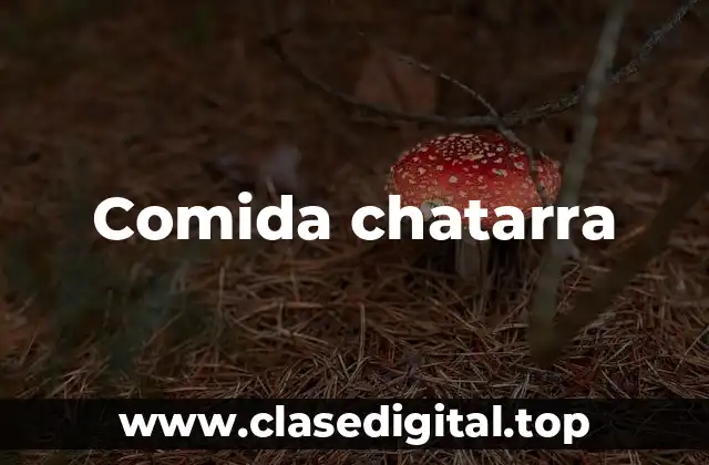 Ejemplos de comida chatarra