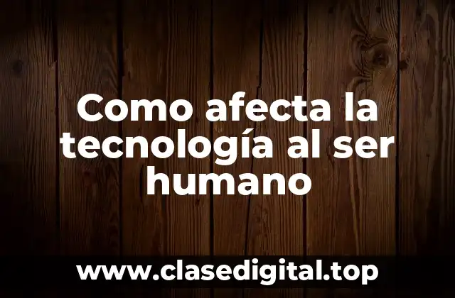 Ejemplos de tecnología