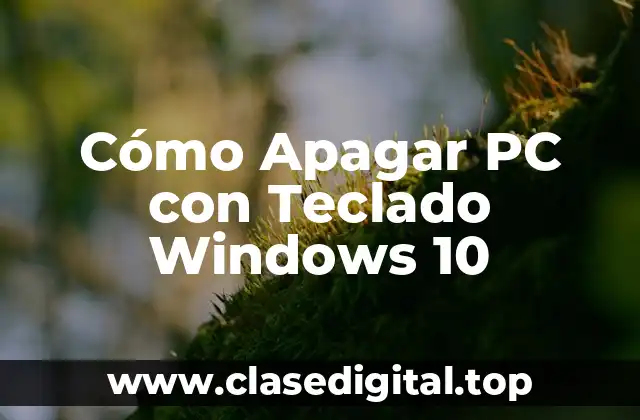 Ventajas de Apagar PC con Teclado
