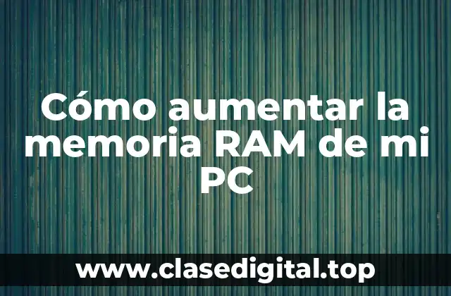 Cómo funciona la memoria RAM